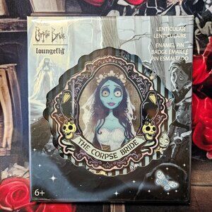 Loungefly Limited Edition Tim Burton's The Corpse Bride Lenticular Enamel Pin
